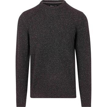 Sweat-shirt Barbour Pullover Laine d'Agneau Noir