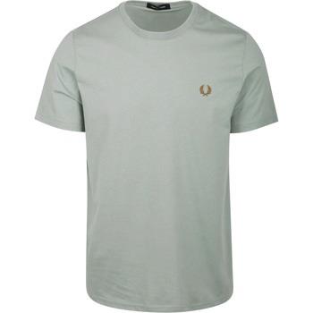 T-shirt Fred Perry T-Shirt Bleu Argenté