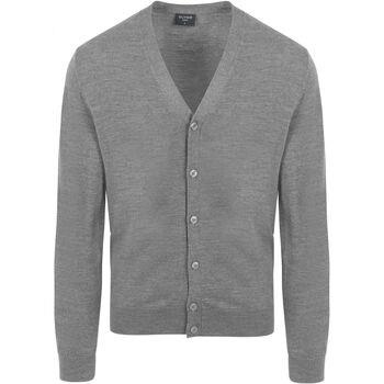 Sweat-shirt Olymp Cardigan Laine Gris