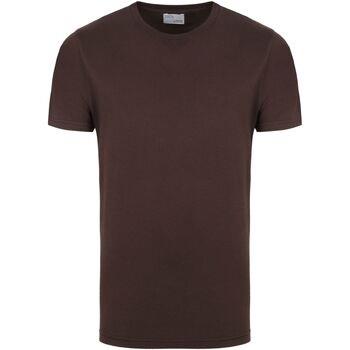 T-shirt Colorful Standard T-shirt Organic Marron Foncé