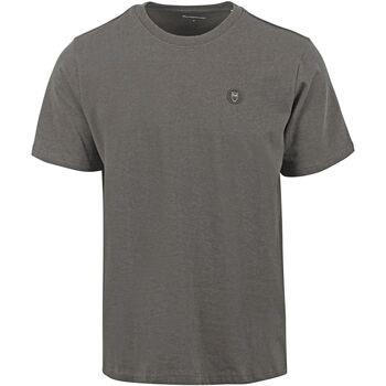 T-shirt Knowledge Cotton Apparel T-shirt Anthracite