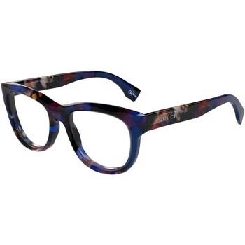 Lunettes de soleil Gucci GG1751O Cadres Optiques, Havana/Transparent, ...