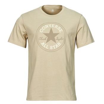 T-shirt Converse CHUCK PATCH TEE BEACH STONE / WHITE