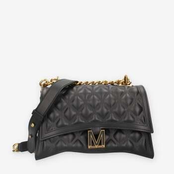 Sac Bandouliere Marc Ellis FLAT RHOMBUS M_24-BLACK / LIGHT OTTONE