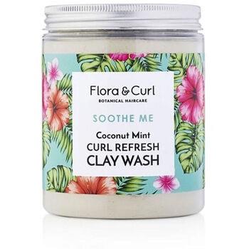 Shampooings Flora And Curl Soothe Me Coconut Mint Curl Refresh Clay Wa...