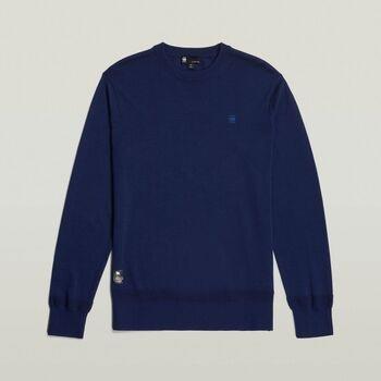 Pull G-Star Raw D25174-D847 PREMIUM CORE KNIT-1305 IMPERIAL BLUE