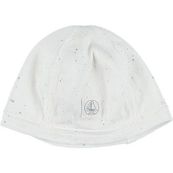 Bonnet enfant Petit Bateau Bonnet de naissance blanc, gris