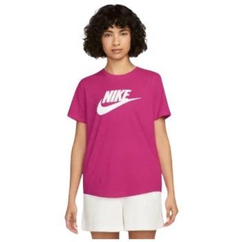 T-shirt Nike TEE SHIRT FUSHIA - FIREBERRY/WHITE - L