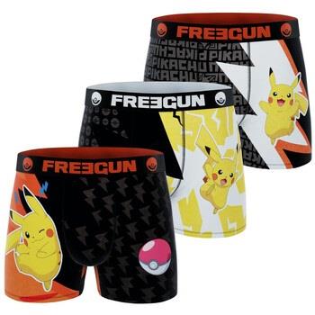 Boxers Freegun Lot de 3 boxers homme Pokémon