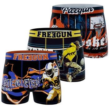 Boxers Freegun Lot de 3 boxers homme Garantie 2 ans Sport Usa