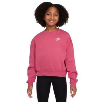 Sweat-shirt enfant Nike SWEAT ROSE - ASTER PINK/WHITE - M