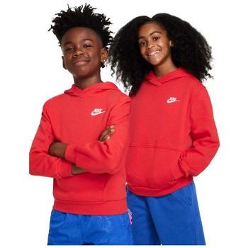 Sweat-shirt enfant Nike SWEATSHIRT CAPUCHE CLUB FLEECE ROUGE - UNIVERS...