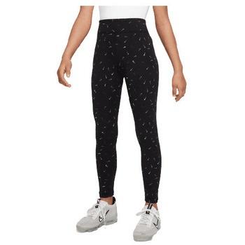 Collants enfant Nike LEGGING TAILLE MI-HAUTE JUNIOR - Noir - M