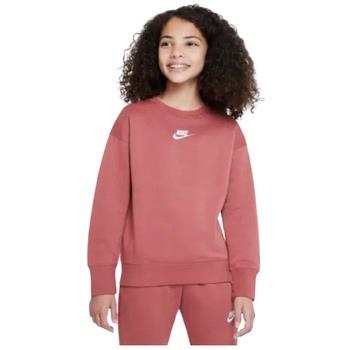 Sweat-shirt enfant Nike SWEATSHIRT SPORTSWEAR JUNIOR - CANYON RUST/WHI...