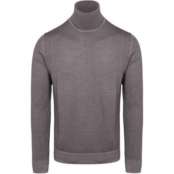 Sweat-shirt Marc O'Polo Pull Col Roulé Laine Merino Gris