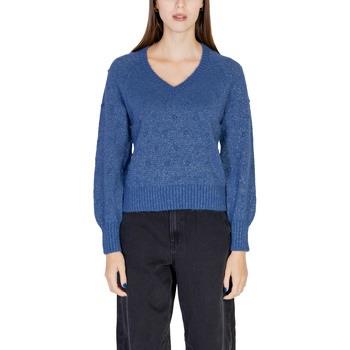 Pull Vila VITULI L/S V-NECK GLITER KNIT TOP/PB 14098057