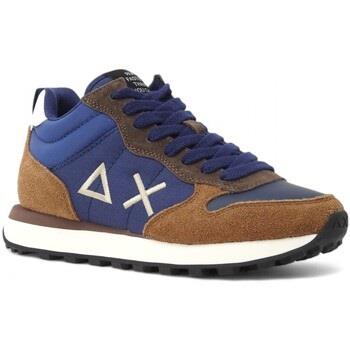 Chaussures Sun68 Running Tom 2.0 Solid Sneaker Uomo Navy Blue Z44108