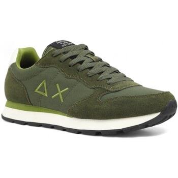 Chaussures Sun68 Running Tom Solid Sneaker Uomo Militare Scuro Z44101