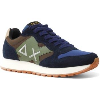 Chaussures Sun68 Running Jaki Bicolor Sneaker Uomo Navy Blue Z44114