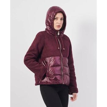 Blouson Yes Zee Veste femme teddy avec empiècements matelassés