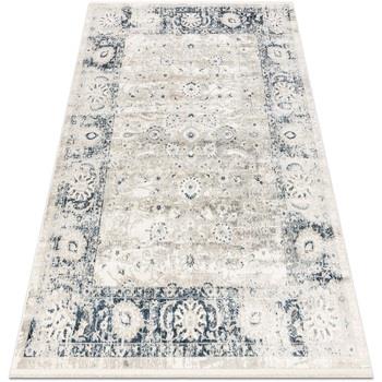 Tapis Rugsx Tapis moderne DISTIN 0843A blanc / bleu 80x150 cm