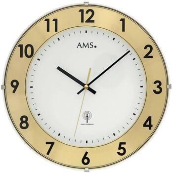 Horloges Ams 5947, Quartz, Blanche/Or, Analogique, Modern