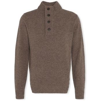 Pull Barbour Patch Half Zip Knit - Dark Stone