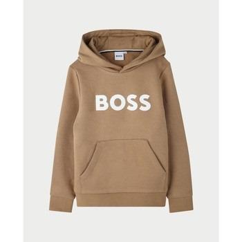 Sweat-shirt enfant BOSS Sweat-shirt enfant avec capuche et logo