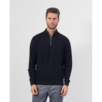 Pull Bugatti Pull nid d'abeille demi-zippé homme