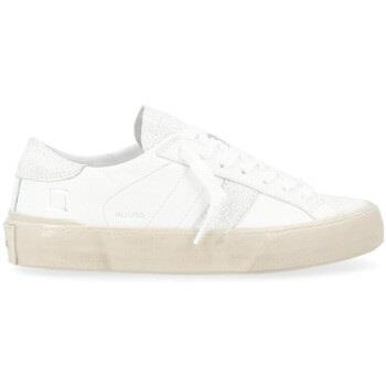 Baskets Date Baskets Hill Low en cuir vintage blanc