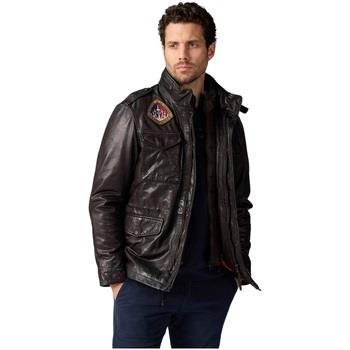 Blouson Patrouille De France Blouson homme Ref 64002 Marron fonce