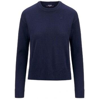 Pull K-Way Pull Domitine Coton Cachemire Bleu