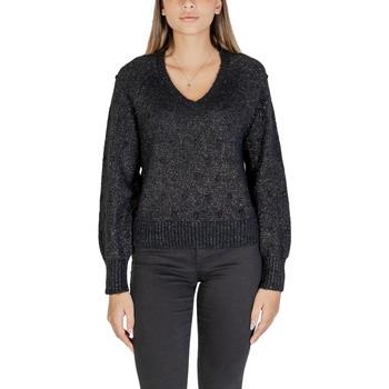 Pull Vila VITULI L/S V-NECK GLITER KNIT TOP/PB 14098057