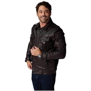 Blouson Patrouille De France Blouson homme Ref 64102 Marron fonce