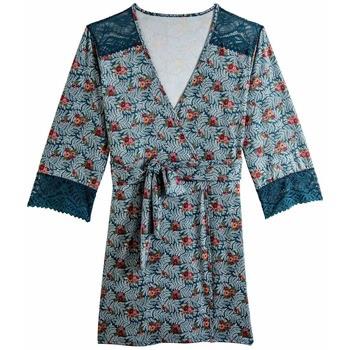 Pyjamas / Chemises de nuit Pomm'poire Kimono multico bleu Paprika