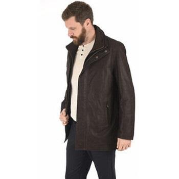 Blouson La Canadienne Surveste confort nubuck marron-029587