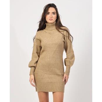 Robe Yes Zee Robe en maille col roulé femme