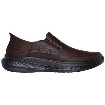 Mocassins Skechers MOCASSIN SLIP-INS SLADE - COOPER CUIR MARRON