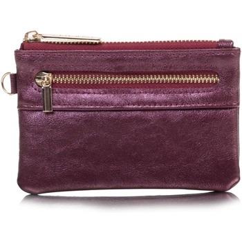 Porte-monnaie Isotoner Porte-monnaie Femme zippé Rouge