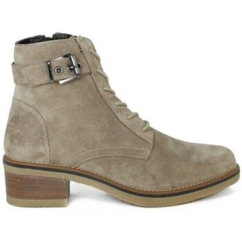 Bottines Porronet BOTÍN DE CORDONES EN SERRAJE CAMEL L-307