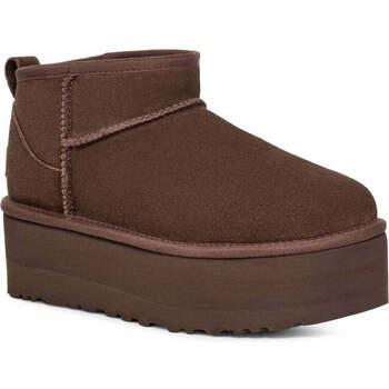 Bottines UGG classic ultra mini booties burnt cedar