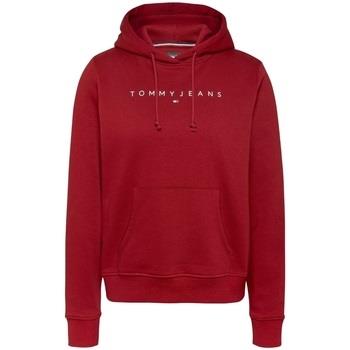 Sweat-shirt Tommy Jeans Sweat a capuche femme Ref 64085 XIT Rouge