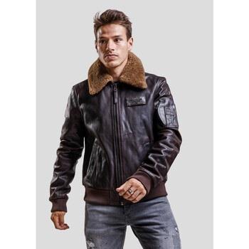 Blouson Redskins BLOUSON EN CUIR COMMANDER STRICKING