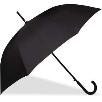 Parapluies Isotoner Parapluie Canne Auto Noir