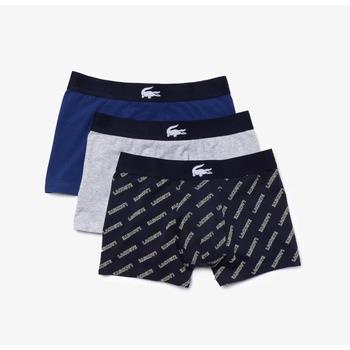 Caleçons Lacoste Lot de 3 boxers marine