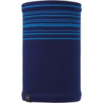 Bonnet Buff KNITTED POLAR FLEECE NEACKWARMER STOWE BLUE