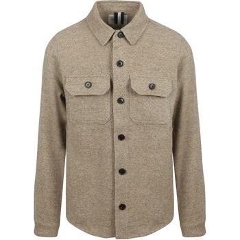 Sweat-shirt Profuomo Surchemise Textured Laine Beige