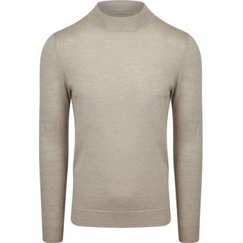 Sweat-shirt Profuomo Pull Turtleneck Merino Ecru