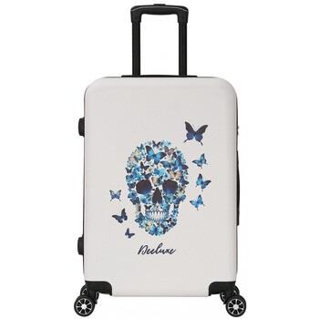 Valise Deeluxe Valise Cabine 4 roues 55cm ABS - BLUE SERENITY -