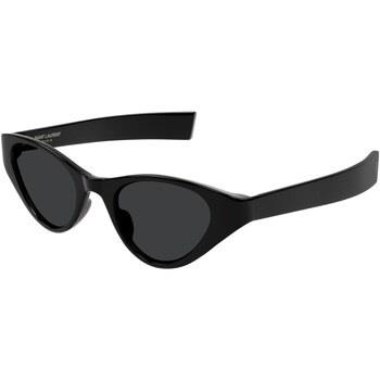 Lunettes de soleil Saint Laurent SL M144 Lunettes de soleil, Noir/Noir...